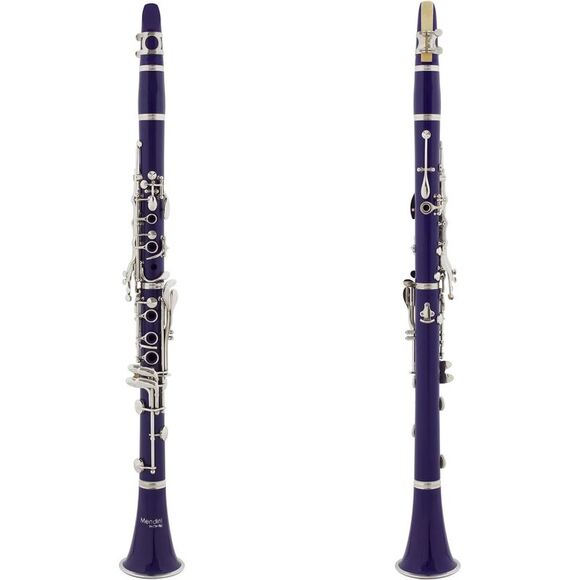 Mendini by Cecilio B Flat Beginner Clarinet Kit - Purple - Picture 2 of 4